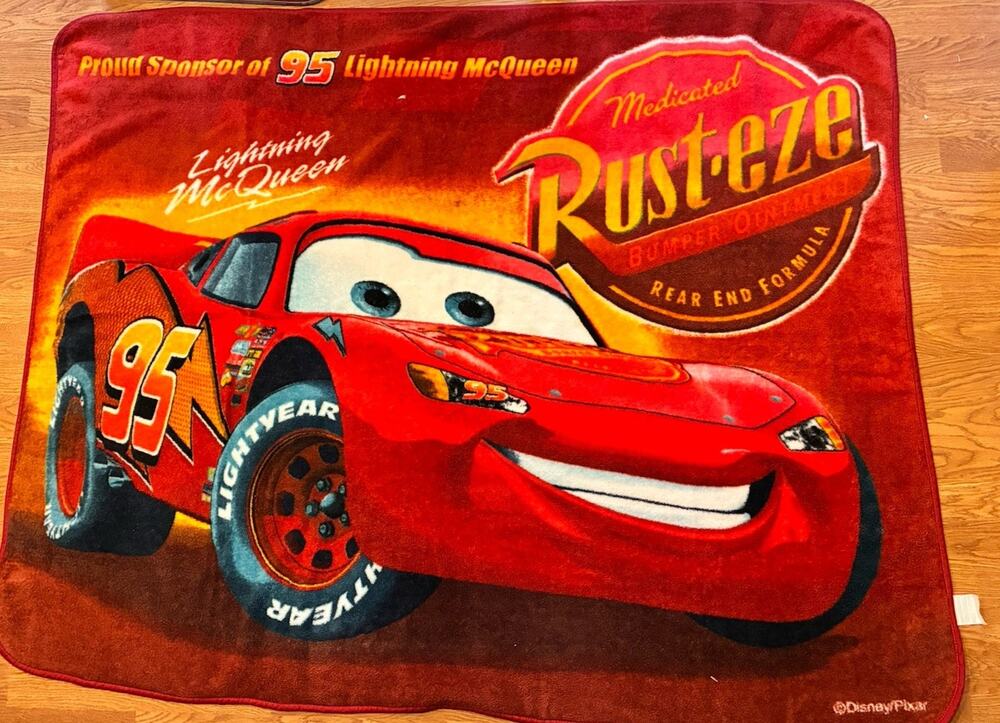 Disney Pixar Lightning McQueen Cars Blanket